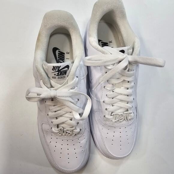 Nike Air Force 1 '07 Sneaker in White, Multi Color, & Black - Picture 4 of 10